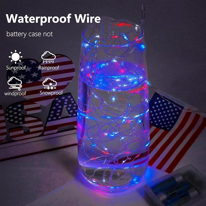 Christmas Fairy Lights Decorations, Waterproof 16FT 50 LED String Light Indoor - Image 5