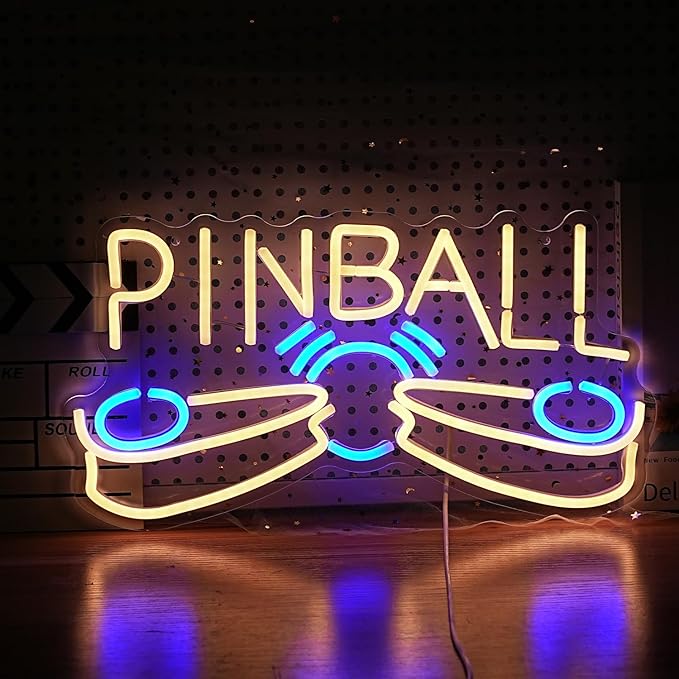 Pinball Neon Sign USB Powered Pinball Neon Light by LIUOZHTEALEDNEONSIGN