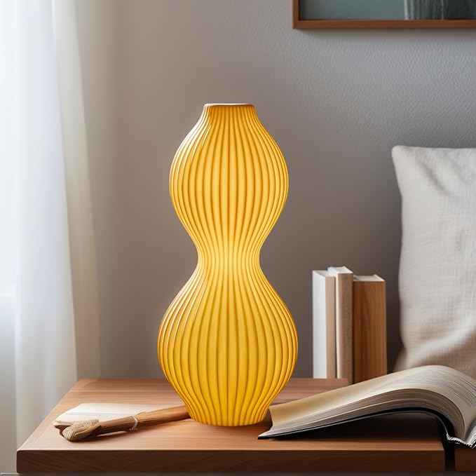 RONDURE 15.8" Modern Ceramic Table Lamp, Modern Bedside Lamps - Image 5