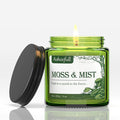 Moss & Mist Soy Candles for Home Scented, 4oz 20 Hour Burn Aromatherapy Candle by Unknown