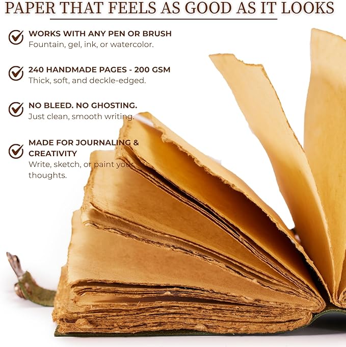 NomadCraftsCo. Vintage Leather Journal - Image 3