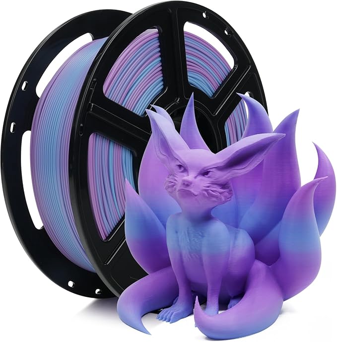 FLASHFORGE Rapid PLA Gradient Filament 1.75mm Thistle Purple & Ethereal Blue by FLASHFORGE