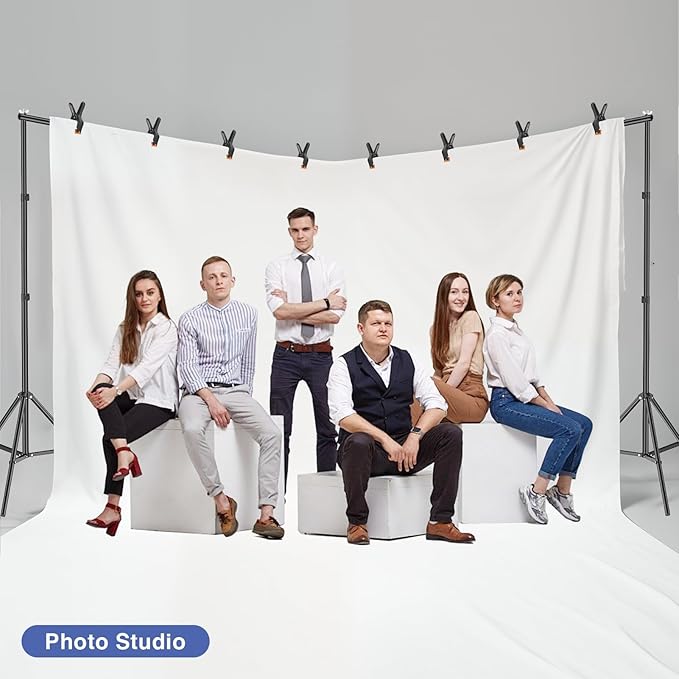 EMART Backdrop Stand, 20x7ft Large Adjustable Background Support System - Image 5