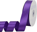 Purple Satin Ribbon 1 inch X Continuous 50 Yards, Single Face Polyester Ribbon by Kryvusribbon