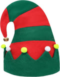 Felt Elf Christmas Hats, Unisex Elf Santa Hats by Unknown