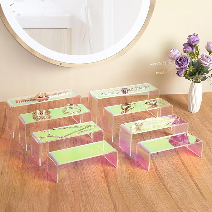 Iridescent Acrylic Display Risers - Image 2
