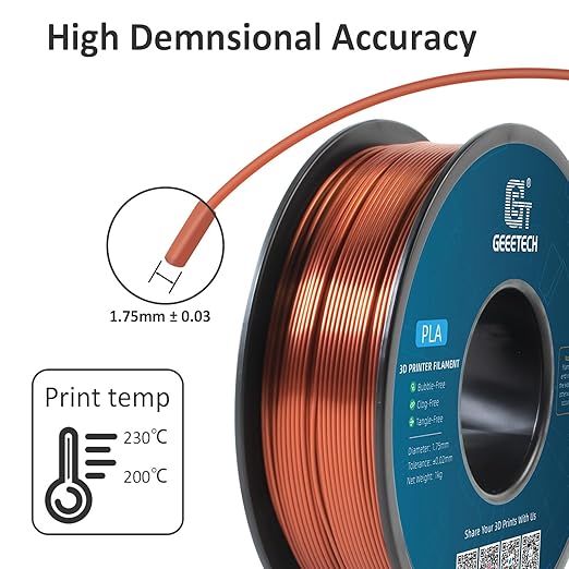 Geeetech Silk PLA Filament 1.75mm - Image 4