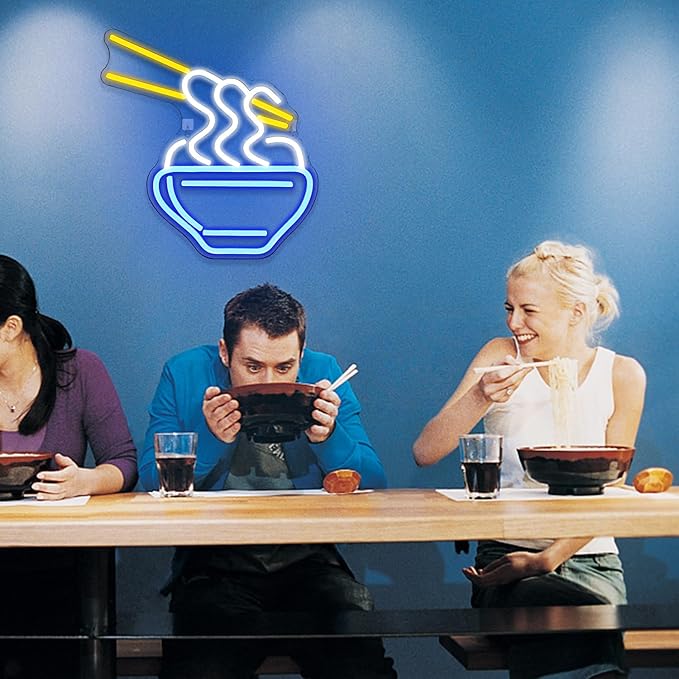 Ramen Neon Sign Blue Led Neon Lights - Image 6