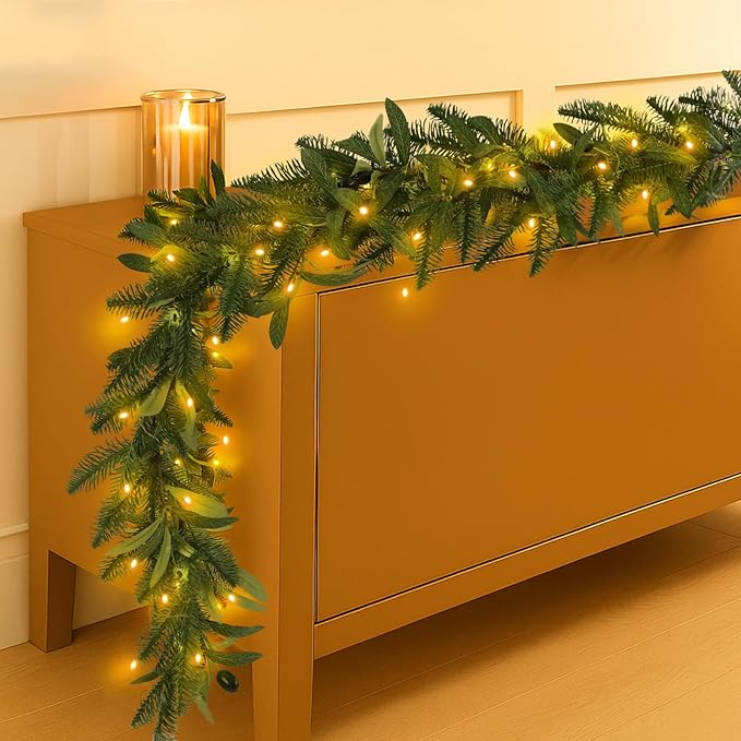6.56 ft Christmas Artificial Olive Vine by Unknown
