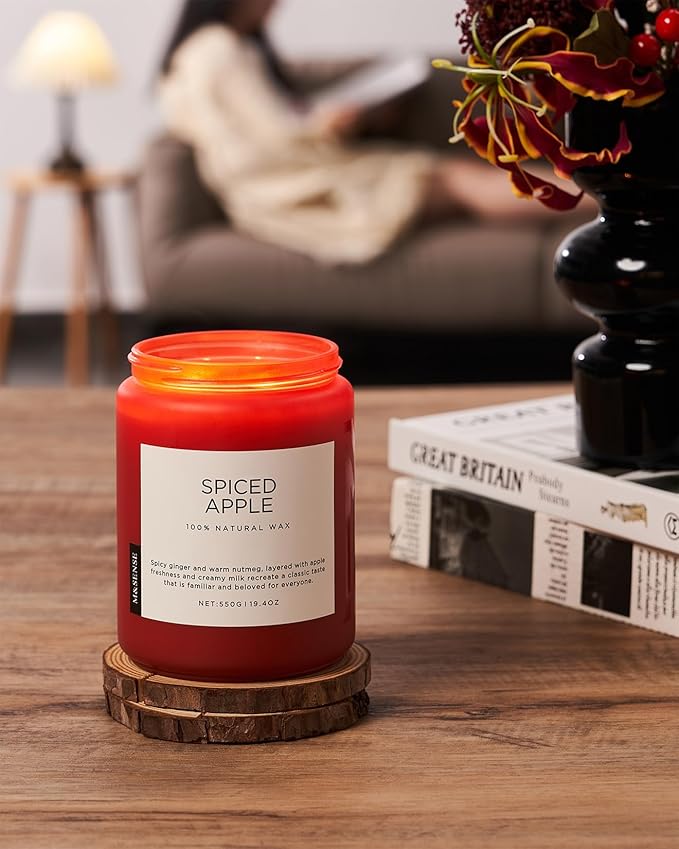 M&SENSE Spiced Apple Scented Candles - Image 5