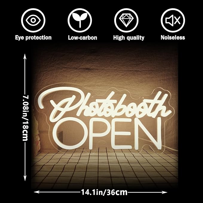 PhotoBooth Neon Sign for Wall Decor Dimmable Photobooth Neon light - Image 6
