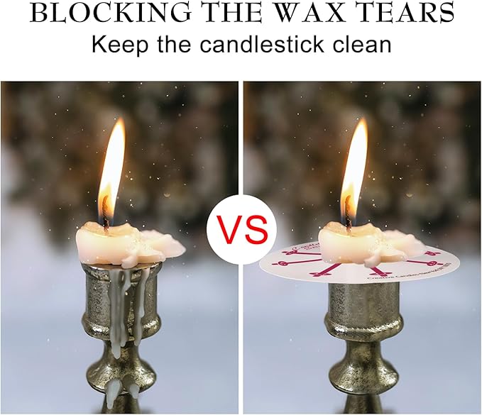 100 White Odorless Taper Candles - Image 8