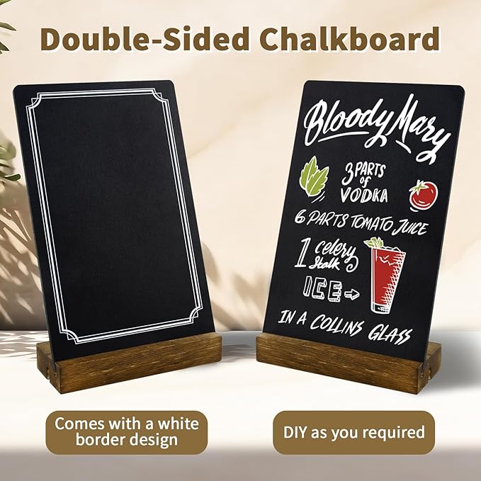 3 Pack Small Chalkboard Signs - Image 3