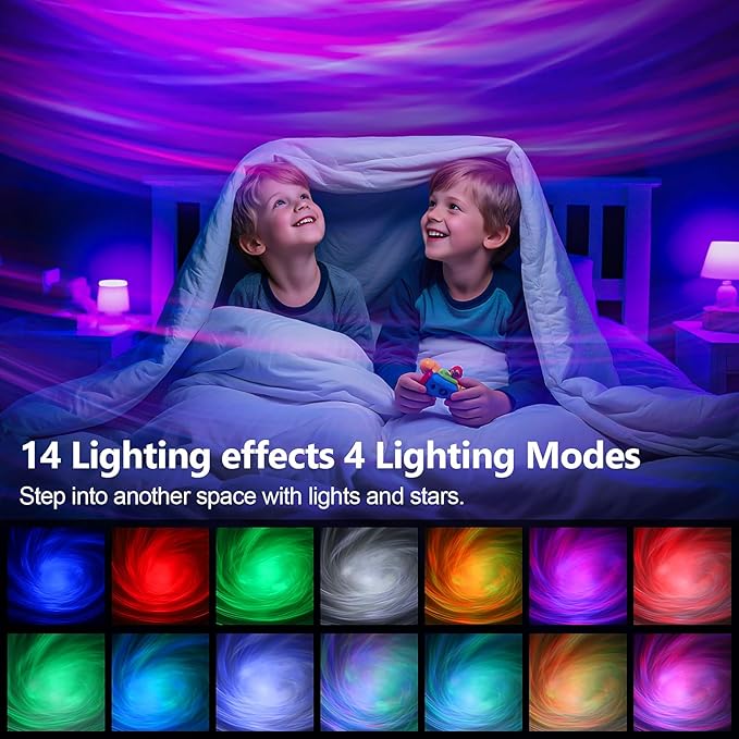 The Largest Coverage Area Galaxy Lights Projector 2.0, FLITI Star Projector - Image 3
