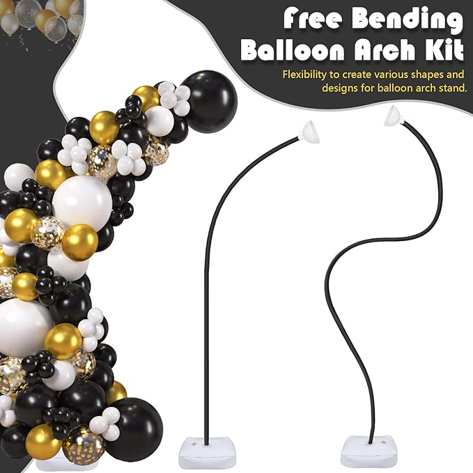OurWarm 9.35FT & 6FT Balloon Arch Kit, Free Bending Shape Balloon Arch Stand - Image 2