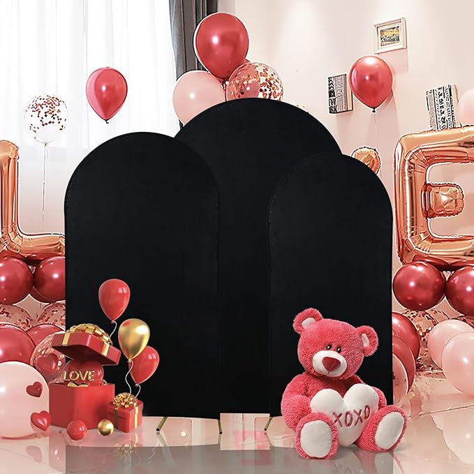 Wedding Arch Backdrop Stand Set of 3, Metal Arch Backdrop Stand - Image 5