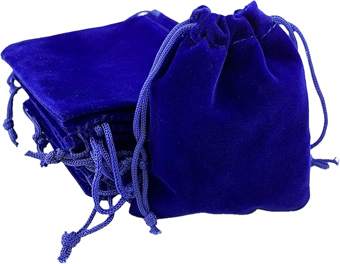 Palmhomee Pack of 48 3x4 Inch Velvet Drawstring Bags Gift Bag Velvet Pouch - Image 3