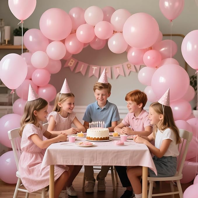 KAWKALSH Light Pink Balloon 12 Inch - Image 5