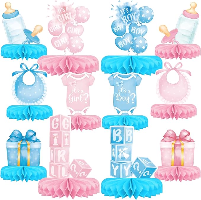 Gender Reveal Decoration Set by Gatherfun