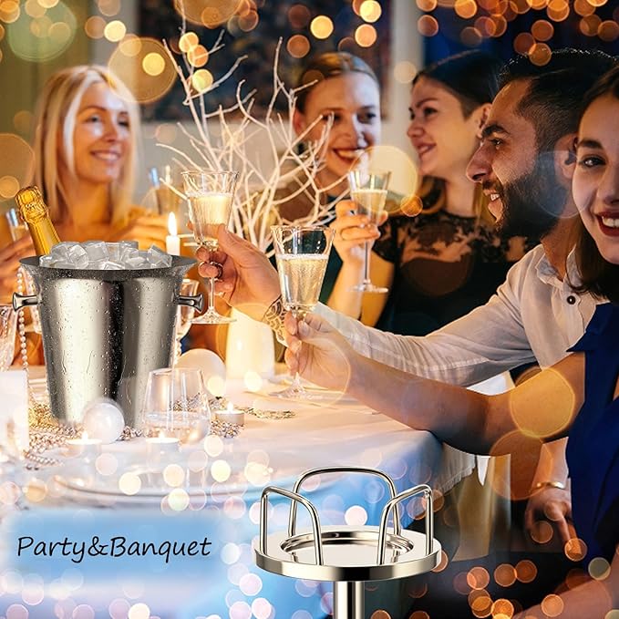 Ice Bucket with Stand Standing Champagne bucket - Image 2
