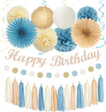 Light-Dusty Blue 18th Happy-Birthday Party-Decorations by Unknown