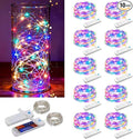 ZNYCYE 10 Pack 10ft 30 LED Mason Jar String Lights 8 Modes by ZNYCYE