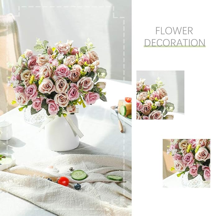 LESING Artificial Silk Rose - Image 5
