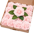 BLEUM CADE 16Pcs Artificial Flowers Fake Roses by BLEUMCADE