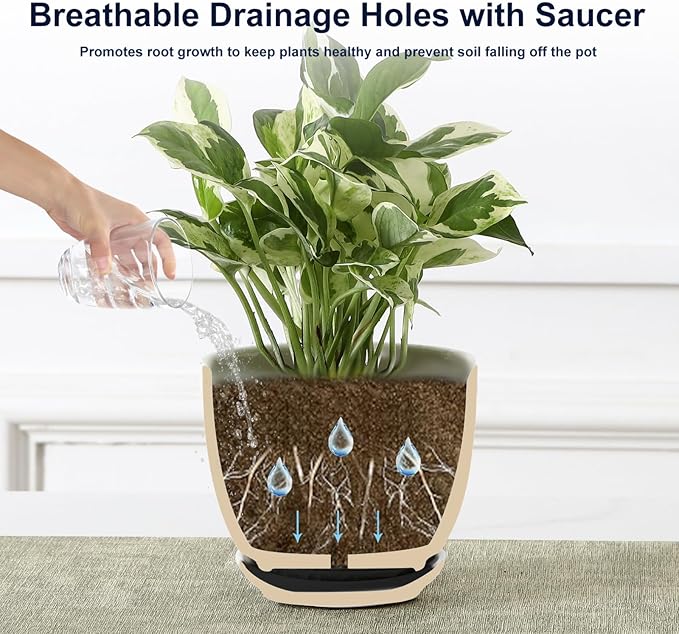 Sureasy Ceramic Indoor Plant Pots - Image 5