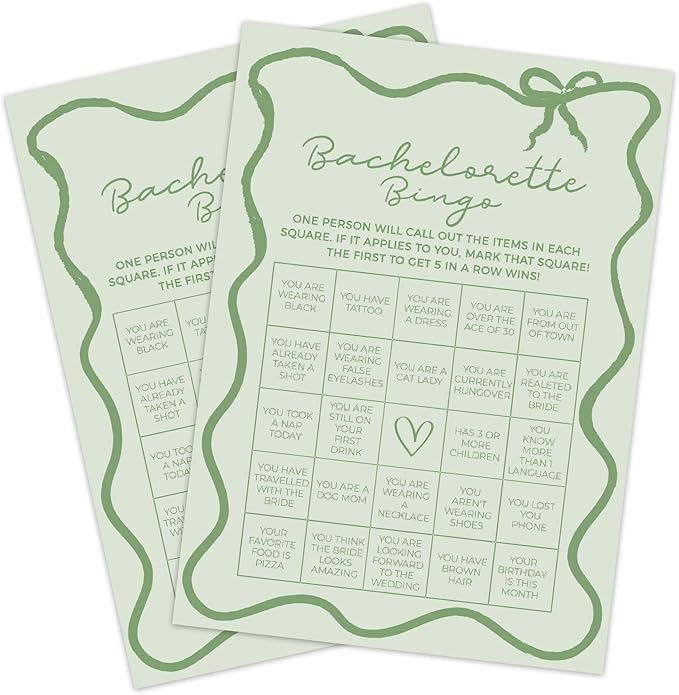 DEEKA 30 PCS Bridal Shower Games Card - Image 9