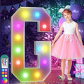 imprsv 4FT Colorful Marquee Light Up Letters G, 18 Colors Large Light up by Letsmakeitimpressive