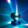 LED Moving Head DJ Light Rotating Beam Stage Lights Pin Spotlight Event Sound by SIFSDSFO