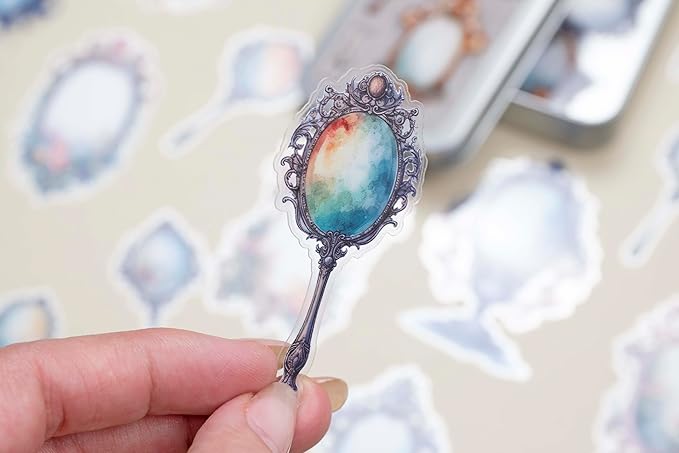 39 Pcs Mirror Mirror Sticker Set - Image 3