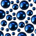 260Pcs Navy Blue Glossy Beads for Centerpiece Decor, Artifical Pearls Vase by EGKamhFloatingBeadsPearls
