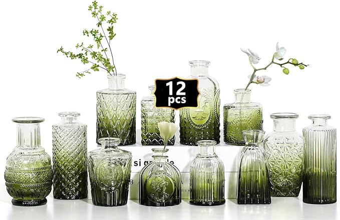 Mini Bud Vases As Wedding Centerpieces by Zipper