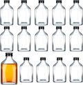 Patelai 16 Pcs Clear Glass Bottles by Patelai