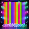CANREVEL Glow in The Dark Party Supplies, 2 Pack 3.3x6.6 Feet Fluorescent by CANREVEL