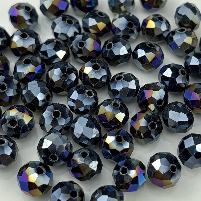 500pcs 3mm Crystal Glass Beads for Crafts Faceted Rondelle Glass Beads for by Unknown