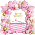36 Inches Bow Foil Balloon Huge Bowtie Pink Balloon by GLASNES