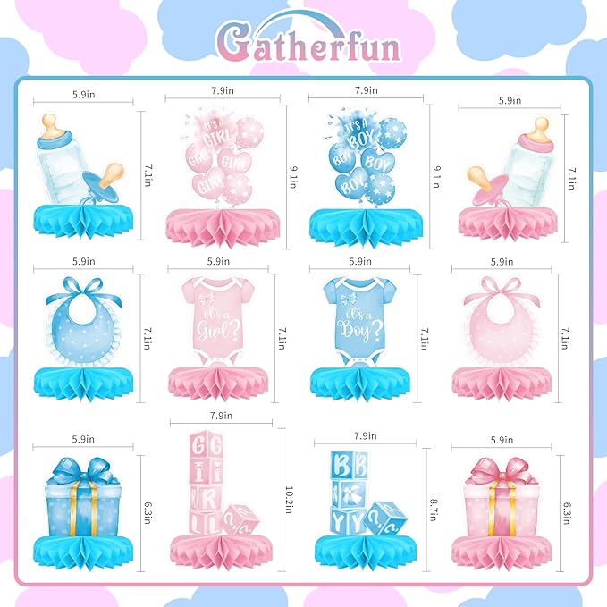 Gender Reveal Decoration Set - Image 2