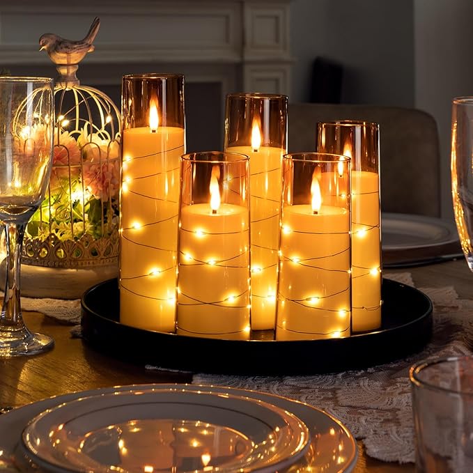 Raycare Flameless Candle with Remote Timer – 5 Flickering Acrylic Battery - Image 8