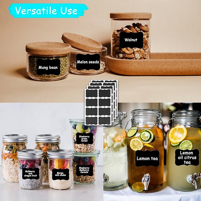 20 Pack Mini Chalkboard Signs for Food Buffet Table Reusable Catering Labels - Image 6
