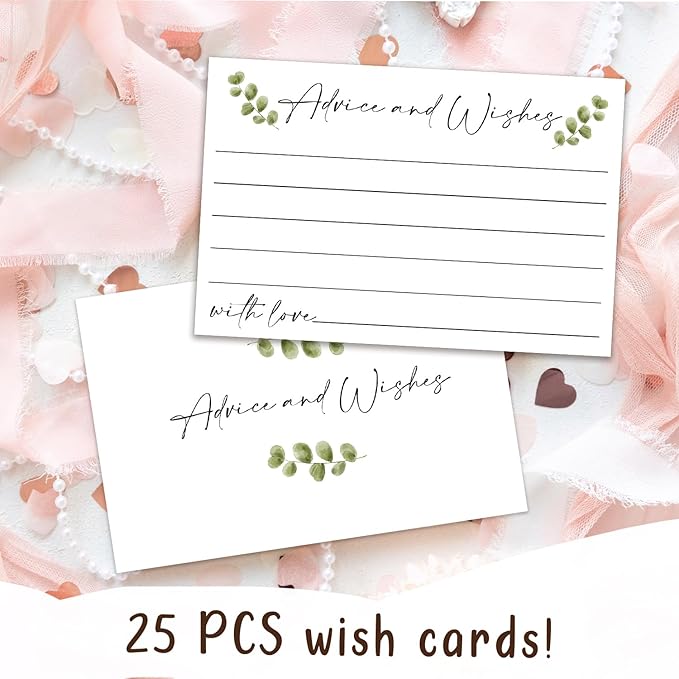 Advice and Wishes Cards, Double-sided Blank Cards Suitable - Image 3