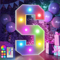imprsv 3FT Colorful Marquee Light Up Letters S, 18 Colors Large Light up by Letsmakeitimpressive