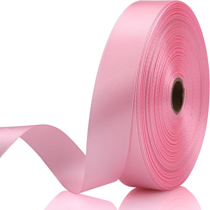 Light Pink Satin Craft Ribbon by Unknown