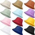 Jiuguva 12 Pack Bucket Sun Hat Bulk by Jiuguva