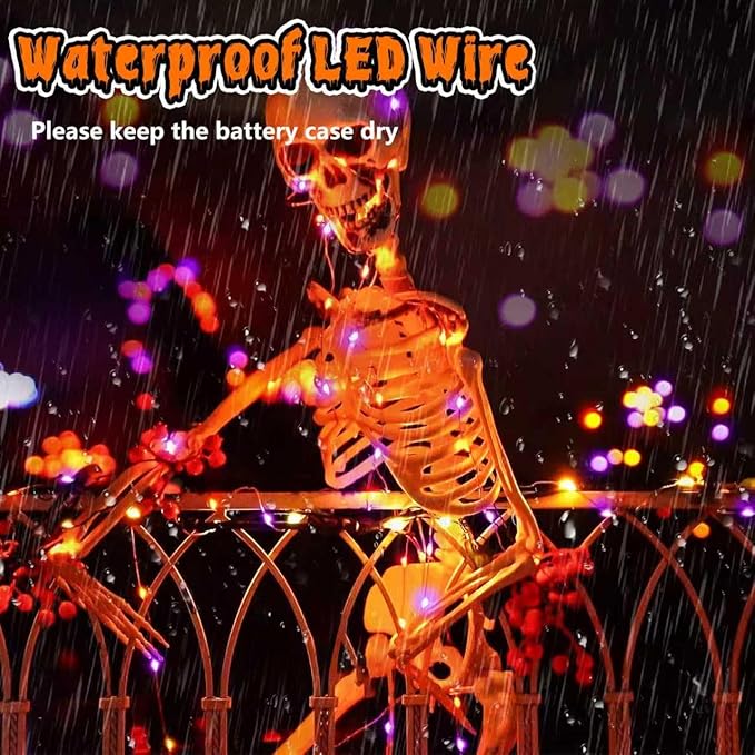 3 Pack 78 FT 240 LED Fairy Lights Battery Operated - Image 3