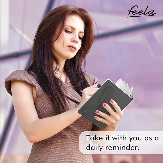 feela 24 Pack Journal Notebook for Work, Business Notebook Bulk Hardcover Lined - Image 6