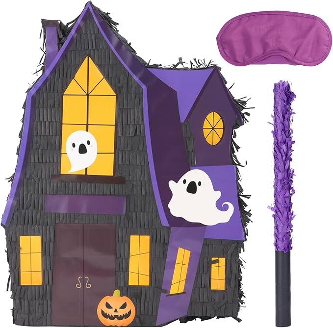 Halloween Haunted House Pinatas Bundle by Birchio
