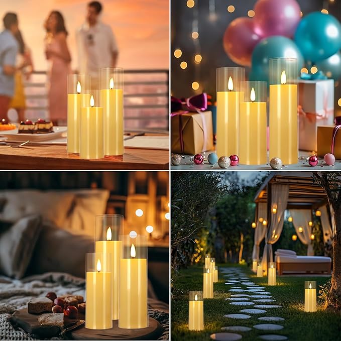 Flickering Flameless Candles Battery Operated - Image 9
